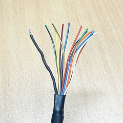 Cáp MV-ACP-H12P-Open-HF-3M Dài 3M Cable Hirose 12 Pin Female HR10A-10P-12S(73) to 12 Core Open Shield Flying Lead