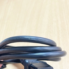 Dây Nguồn 3 Chân 2 Dẹt 1 Tròn Có Tiếp Địa NIHON WELL SHIN WS-001 WS-002 AC Power Cord Japan JIS C 8303 IEC C13 125V 7A 14AWG 3x0.75mm Dài 1.8M
