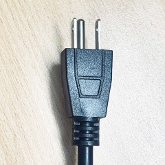 Dây Nguồn NEMA 5-15P to C13 QIAOPU QP03 Intertek 3179370 AC Power Cord 10A 250V/125V 3x0.824mm²(18AWG)X2C Dài 0.5M Sử Dụng Cho Bàn Kiểm Soát Nguồn Điện Trong Khu Công Nghiệp