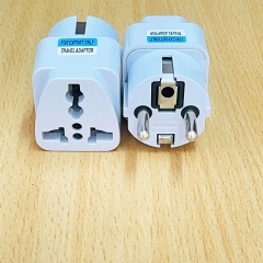 Rắc Chuyển Nguồn Travel Adapter EU Plug to Universal Adapter SKYHE White 10A 250V SZ-008