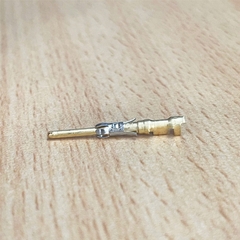 Chân pin kết nối 3-66104-0 Male Terminal Socket Contact 24 – 20 AWG 2 – 6 mm² Wire Locking Spring Contact Retention Discrete Wire Crimp Brass For Smema Connector 206044-1