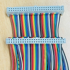 Cáp Bẹ Nhiều Màu IDC 50 Pin 2.54mm Pitch Flat Ribbon Data Rainbow Color Cable Connector Type B Dài 0.2M