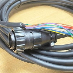 Cáp 5M 17ft Connector ETE 206044-1 SMEMA 14 Pin Male to 14 Core Open Flying Dài 5M For Link The Signal System.