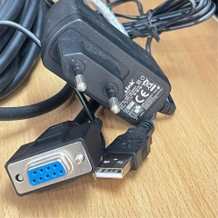 Bộ Cáp Và Sạc Máy Quét Mã Vạch Honeywell 52-52557-3-FR & Cáp USB to RS232 FTDI Chip Cable Z-TEK ZE533A Cable RS232 DB9 Female to DB15 Female 3 Row Dài 10M Coiled 5V External Power For Honeywell 3320G-4-INT Vuquest 3320g VuQuest 3330g