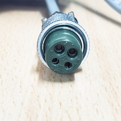 Cáp Centronics DDK 57-30240 24 Pin Male to 2 Port SANWA 41-6590 4 Pin Female Y-Splitter Cable Dài 2M