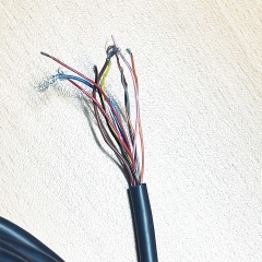 Cáp Kết Nối GL-RP5PM KEYENCE Dài 5M Cable Connector GL-R Main Unit Plug M14 12-Pins to 11 Core Open End