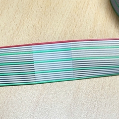 Cáp Bẹ Nhiều Màu IDC 20 Pin Flat Rainbow Ribbon Cable 20 Wire 1.27mm Pitch 20 Way Dài 1M For Electronic Devices, PLC, Sensor Modules,Industrial Machinery, Computers, Arduino.