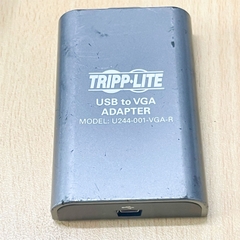 Bộ Chuyển Đổi USB 2.0 to VGA Adapter U244-001-VGA-R  Tripp Lite series USB 2.0 to VGA Dual-Monitor Adapter, 128 MB SDRAM, 1920 x 1080 (1080p) @ 60 Hz Hàng Original Theo Thiết Bị Đã Qua Sử Dụng