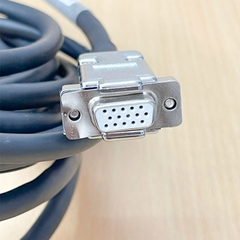 Cáp APCS-EN05EX1-YH01 HD 15 Pin D-Sub VGA Male to Female Dài 5M Cable E211405 AWM 2464 80°C 300V 5PrX24AWG(0.2SQ)AMSB For Nối Dài Tín Hiệu Thang Máy PCB Cable Heidenhain Encoder Step Elevator Rotary