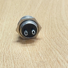 Đầu Rắc Hàn Connector GX16 Jack 2 Pin Male Rear Mount