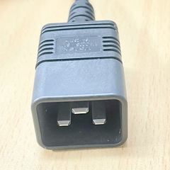 Dây Nguồn Máy Chủ VOLEX VSC19 VAC20S AC Power Cord IEC320 C19 To IEC320 C20 16A 250V 14AWG 3x1.5mm For Server IBM HP DELL LENOVO Và APC Smart-UPS SRT 8000VA RM 230V Dài 2.5M