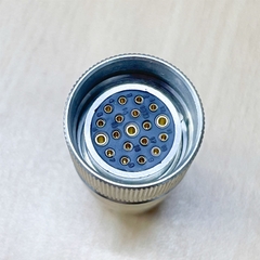 Đầu Jack Original Connector M23 19 Pin Female Crimp Insert Without Contacts For M23 Signal Connector Servo Encoder Cable 19 Pin Industrial