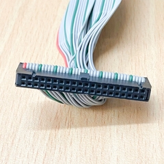 Cáp Bẹ Nhiều Màu Rainbow IDC 40 Pin 2.54mm to Y Splitter 2 IDC 20 Pin Rainbow Length 25Cm