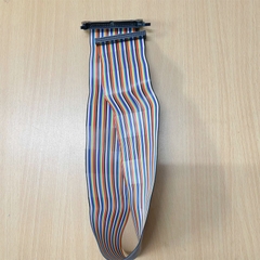 Cáp Flat Ribbon Rainbow FC-FD IDC 50 Pin 2.54mm Male to Female Dài 0.6M