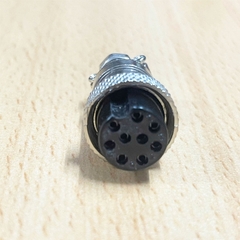 Rắc Hàn Connector GX16 Jack 6 Pin Female Aviation Plug 9-Pin 16mm GX16-9 Female Panel Metal Connector