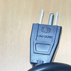 Dây nguồn 3 Chấu 2 dẹt 1 tròn LIAN DUNG NEMA 5-15P to C19 15A 125V 3x2.08mm Dài 2M
