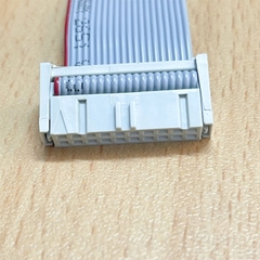 Cáp IDC Flat Ribbon 20 Pin 2x10P Pitch 2.54mm Female Dài 25Cm For Terminal Block Module PLC CNC CMC