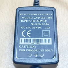 Adapter 5V 1A ZND-050-1000 For Media Converter Connector Size 5.5mm x 2.5mm