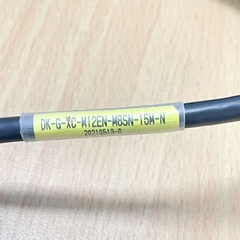 Cáp DK-G-XC-M12EN-M8SN-15M-N Dài 15M Cable M12 X-Code 8 Pin Male to RJ45 CAT5E SFTP Shielded For Laser Datalogic Matrix 220 385-010