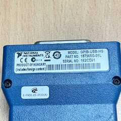 Cáp Chuyển NATIONAL INSTRUMENTS GPIB-USB-HS 187965G-01L Cable USB to GPIB Dài 2.5M For Máy Đo KEYSIGHT E4980A LCR Meter 20HZ-2mHz Hàng Tháo Thiết Bị