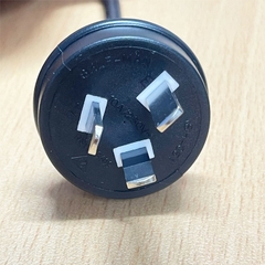Dây Nguồn Australia & China Chuẩn 3 Chân Chéo Tam Giác SELF MAN SH-051 SH-006 10A 250V AC Power Cord GB2099 to C13 10A 250V 3X0.75mm Dài 1.8M