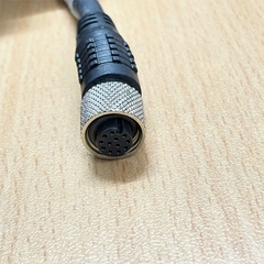 Cáp IO CM-M12IO-F12SR-5M Dài 5M Cable M12 A-Code 12 Pin Female to 12 Core For Cognex industrial Camera, Industrial Sensor