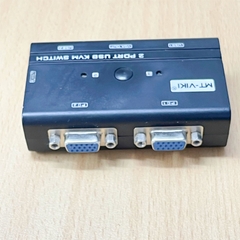 Bộ chuyển đổi Auto KVM Switch VGA USB 2 port MT-VIKI MT-260KL - Chuyển mạch 2 CPU ra 1 màn hình VGA