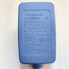 Adapter Original PANASONIC PQLV219CN 6.5V 500mA Connector Size 4.7mm x 1.7mm x 15mm For Điện Thoại Bàn Mẹ Con Kéo Dài Panasonic