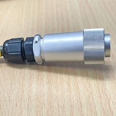 Cáp Hirose RM15TRD-10S(71) 10 Pin Female to Hirose RM15TPD-10P(71) 10 Pin Male Circular Connector Dài 9M For NORDSON Torque block control