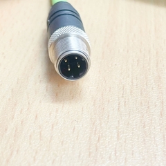 Cáp BELDEN M12 4 Pin D-Code Male to RJ45 Dài 5M Cable Ethernet Industrial