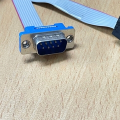 Cáp Ruy băng phẳng IDC 10 Pin 2.54mm Cái sang Serial RS232 DB9 Dương Dài 30cm 2.54 IDC 10P to IDC DB9 serial extension ribbon cable flat cable for Syringe pump communication cable