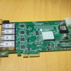 Card mạng máy chủ 4 Cổng Lan 74435573300 D5Y11 PCIE X4 RJ45 Quad 4 Port Industrial Network Card PoE