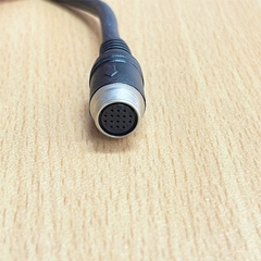 Cáp Hirose HR25-9TJ-16S 16 Pin Male to HR25-9TJ-16S(72) 16 Pin Female Cable Dài 3M Connector Plug Socket 16 Pin For Keyence Basler AVT CCD Industrial Camera