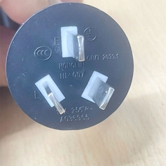 Dây Nguồn HONG LIN HL-007 HL- Australia & China Chuẩn 3 Chân Chéo Tam Giác AC Power Cord GB2099 to C13 10A 250V 18AWG 3x0.75mm² Dài 1.8M