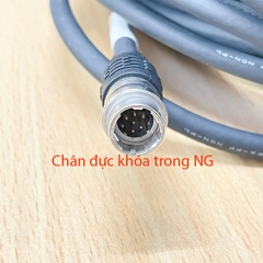 Cáp Hirakawa 12 Pin Hirose Male HR10A-10J-12P(73) to Female HR10A-10P-12S(73) Dài 9M Cable For Sony Hitachi Panasonic Basler Hikvision Industrial Camera