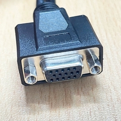 Cáp DM-USBIO-00 Cable USB to DB15 HD VGA Female + I/O Cable Dài 2M For Cognex DataMan DM50 DM60 DM70 DM150 DM-150S Barcode Reader