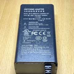 Chuyển nguồn Adapter 12V 5A 60W SOY-1200500-327 Chân cắm DC Size 5.5mm x 2.5mm