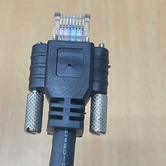 Cáp kết nối camera RJ45 GigE CAT6 S/STP PoE Power Ethernet RJ45 Screw Locking Dài 8.5M Cable OKI ELECTRIC 20276 80℃ 30V VW-1 For Basler Cognex CCD GigE Industrial Vision Camera