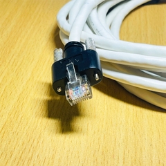 Cáp mạng công nghiệp GIGA BANDO DENSEN Cat6  Gigabit Ethernet RJ45 S/STP Screw Locking  Dài 5M  Camera Lan Gigabit Network Cable High Flex Fixed