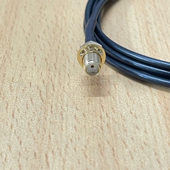 Cáp nối dài Anten RG174 Chuẩn SMA đực -cái Dài 1.5M RP-SMA-Plug cái ren trong, lỗ giữa - RP-SMA-Jack đực ren ngoài kim giữa dùng cho anten wifi 2.4G 5.8G đầu có lỗ giữa.