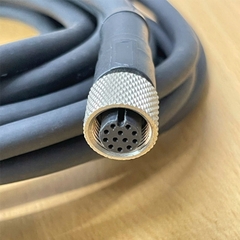 Cáp Original Cognex CCB-M12X12FS-RS232-07-L I/O & Power Dài 7M Cable M12 12 Pin A-Code Female Connector to 12 Core Flying Leads For Camera Cognex 5000 Series Vision System