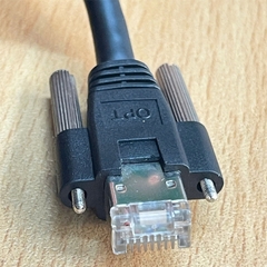 Cáp Mạng Công Nghiệp CAT6 S/STP Ethernet RJ45 Screw Locking Cable Industrial Camera 4Px26AWG E176097 20276 80℃ 30V VW-1 Dài 5M For Basler Cognex CCD GigE Industrial Vision Camera