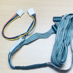 Cáp Hirose IDC 20 Pin Flat Ribbon Cable 20 Wire Dài 2M IDC Pitch 2.54mm Type A Cable Pitch 1.27mm + Molex 4 Pin Âm Dương For Terminal Block Module Hirose