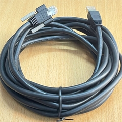 Cáp Mạng Công Nghiệp CAT6 S/STP Ethernet RJ45 Screw Locking Cable Industrial Camera 4Px26AWG E176097 20276 80℃ 30V VW-1 Dài 5M For Basler Cognex CCD GigE Industrial Vision Camera