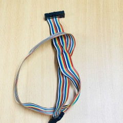 Cáp Dẹt IDC 26 Pin to IDC 20 Pin 2.54mm Pitch Flat Ribbon Cable Rainbow Color Dài 0.7M