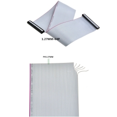 Dây Cáp IDC Ribbon Cable 64 Pin 2.54mm Pitch 2x32 Pin Female to Female Dài 1M