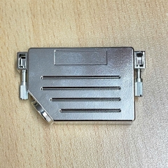 Vỏ Ốp Amphenol CONNEC 600X57037X D-Sub DB37 37 Position Two Piece Backshell Connector Silver 45° Shielded Metallized Niken Crews