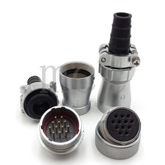 Bộ Hàn Rắc Âm Dương WEIPU WS28 12 Pin Male/ Female Docking Waterproof Cable Connector 10A Aviation Connector IP67