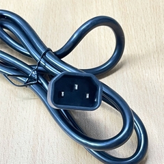 Cáp nguồn C13 C14 10A 250V tiết diện 3x0.75mm Dài 1.2m dùng cho thanh nguồn PDU, UPS,Server.