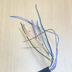 Cáp Điều Khiển KEYENCE 957KM02 Hirose HR10A-10TPA-12S(73) 12 Pin Male to 12 Core Open End Dài 5M For Sensors From Keyence E81221 TT SR-1000 SR-2000